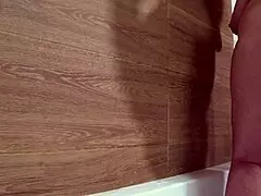 Watch This Plump Mature Wife Shower Her Curvy Body in the Bathroom!