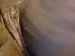 oh man this ebony wife is really going at her big ass with toys in homemade fun kyexperience. she's loving that anal play!