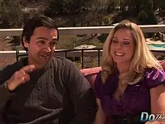 Stranger screws wife Angela Attison and fills her with anal creampie