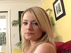 blonde stripper rides cock in rough session