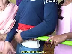 Indian step family gets wild in hindi bhabhi action 😈