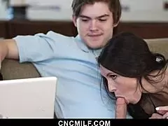 Tyler fixes laptop suggestively