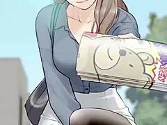 Opettaja ja oppilas hentai-asennossa