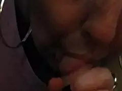 Hey, check this horny milf sucking cock with deep blowjob skills! 🍆