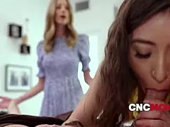 Stepmom uses free use fucking in group 3some with stepson to make him listen in taboo mother in law action