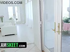 When girlfriend gives blueballs, stepmommy cums to the rescue with her horny pussy