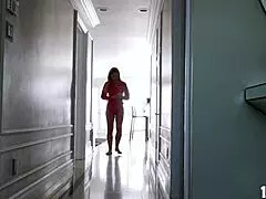 cherie deville rides the stud's huge rod, her big tits bouncing as he cums