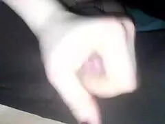 I love amateur's fast handjob in pantyhose