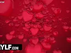 Hey, check out Anna getting totally soaked in cum from her neighbor and stepson on Valentine's Day