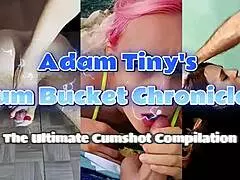 adam tiny says check out this cumshot compilation with my wife