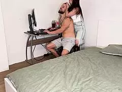 Kinky milf shows new way to please with cum