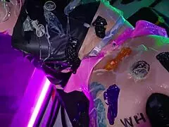 huge monster dildo destroys my big ass and pussy holes with moaning