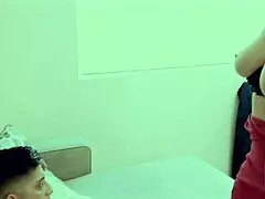 Does the stepson fuck his stepmom with that huge cock?