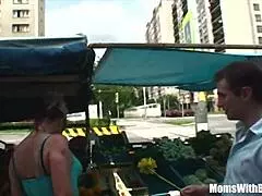 European Blonde Mature Double Teamed By Yung Cocks