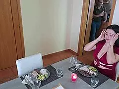 chubby guy fucks latina mom