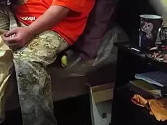 Hey, my stepmom's pretending she's not staring right at that big black monster cock flashing in front of her