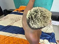 my stepbrother's friend visits and we fuck hard on his bed.