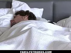 Oh Wow, Hot Russian Stepmom Crystal Rush Soothes Stepson's Huge Erection With Blowjob And Riding!