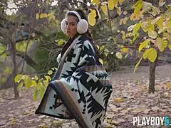 What Happens When Curvy Arab Milf Lena the Plug Strips Naked for Playboy Exposure?