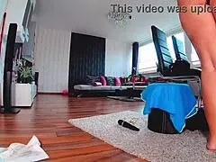 Young Cutie Prepares Shaved Pussy For Hard Doggystyle Sex