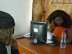 I Had To Fuck The African Interviewer In Doggystyle Ass Pounding Before She Offered The Job!