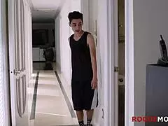 can this cougar stepmom help her tired stepson with big tits and taboo sex?