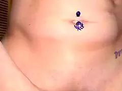 the toy didn't fit, but his fist did in this homemade session