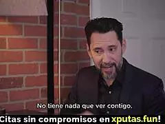 Blond milf si užívá sex a já jí ližu kundu se španělskými titulem