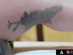 Latina cuties scissoring rimming in lesbian massage