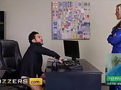 Seductive milf alena croft thirsty for lucky man's cock