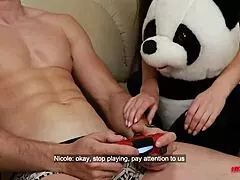 stepmom enjoys her stepsons company in a close relationship