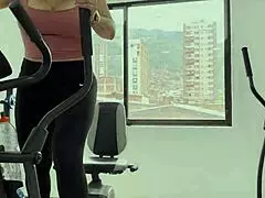 He Masturbates In The Gym When He Talks To His Lover?