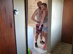 fucking my neighbour's cheating wife at the gym, she's such a sexy milf 😏🏋️‍♀️