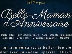 the french step-mom gets bent over for doggystyle in this anniversary audio porn scene