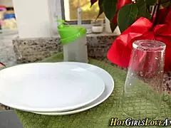 Busty Lesbian Eats Ass For First Time