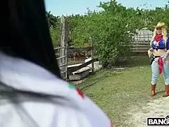 Big booty blonde Alexis Andrews gets together with Virgo Peridot and Sean Lawless in a hot scene