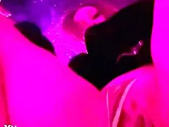 Artemisia Love, Horny European MILF, Flashes Shaved Pussy Publicly at Night