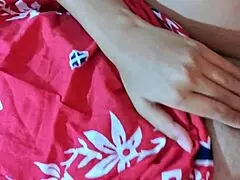 Shy married bride seduces the delivery boy for a quick wedding fuck