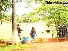 white girl caroline sweets in interracial scene reality