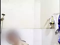 beautiful asian wife gives handjob to big cock