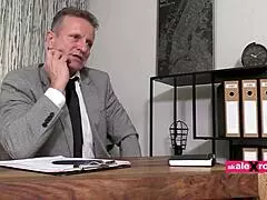 Milf Slut in Heels Fucking While Kissing and Licking Vagina, Asking About Husband.