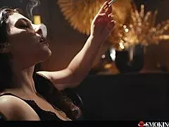 Valentina Nappi Smokes Cigarette Before Fun