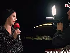 deutsches skandal casting auf der straße mit flashing milf amateurs