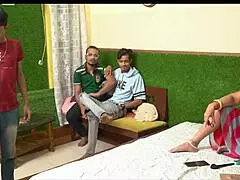 In a forbidden Indian family encounter, he fucks his chubby 18-year-old stepdaughter hard.