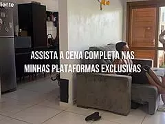 Beautiful milf flashes hidden from husband