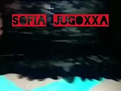 my wife, this slut, bent over with her big ass, eatin' verga in doggystyle.