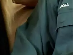 hottie says, 'finally got my big cock?' while fingering her shaved pussy