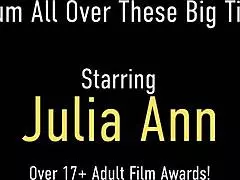oh god, sex queen julia ann sucks that dick and takes a huge cum load with passion