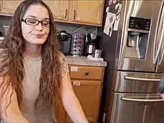 Caught my step brother's cheating wife Kendra Heart moaning