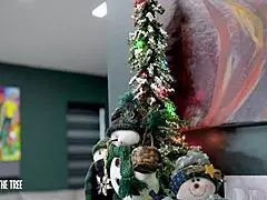 Cory Chase takes anal under Christmas tree with Luke Longly